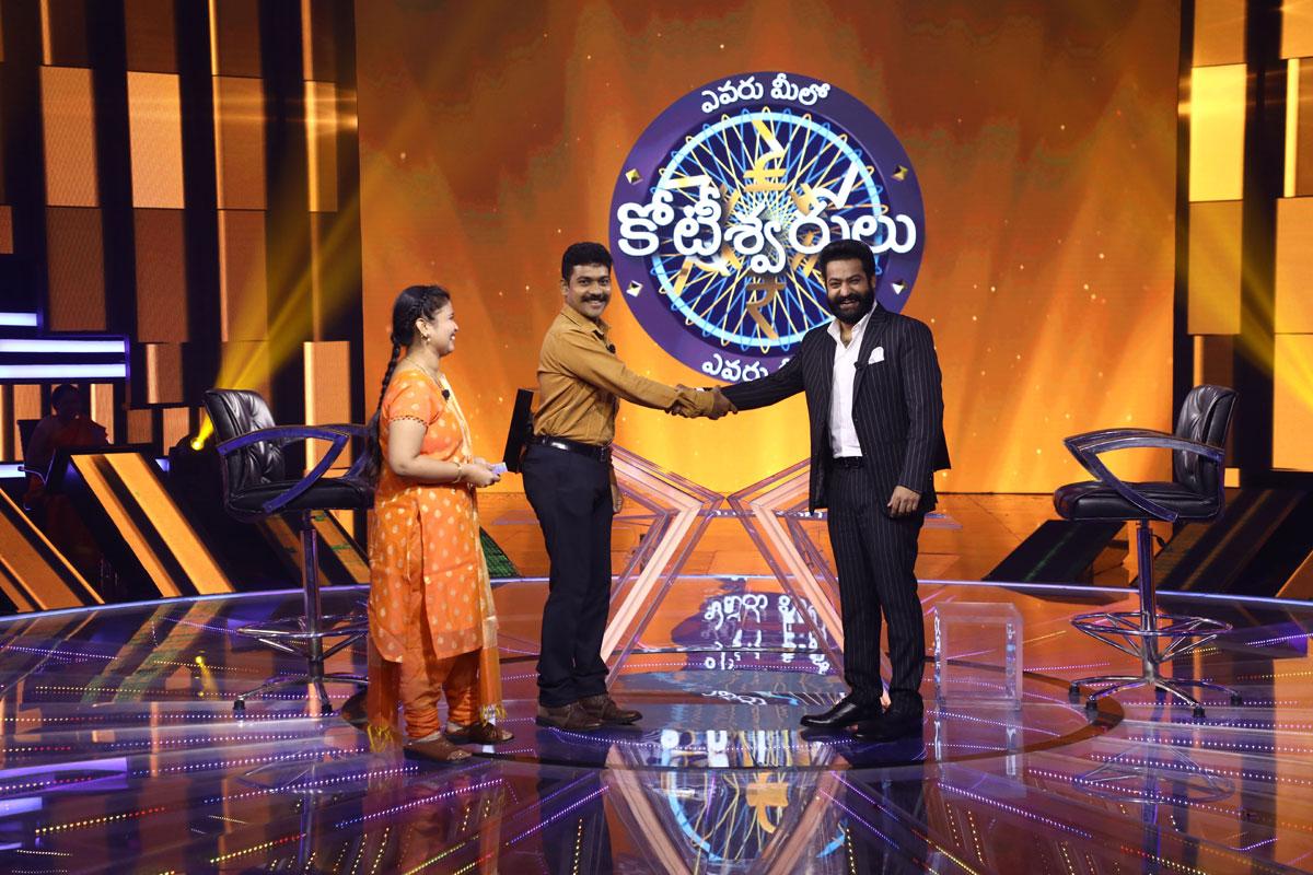 Sensation in NTR's Evaru Meelo Koteeswarulu