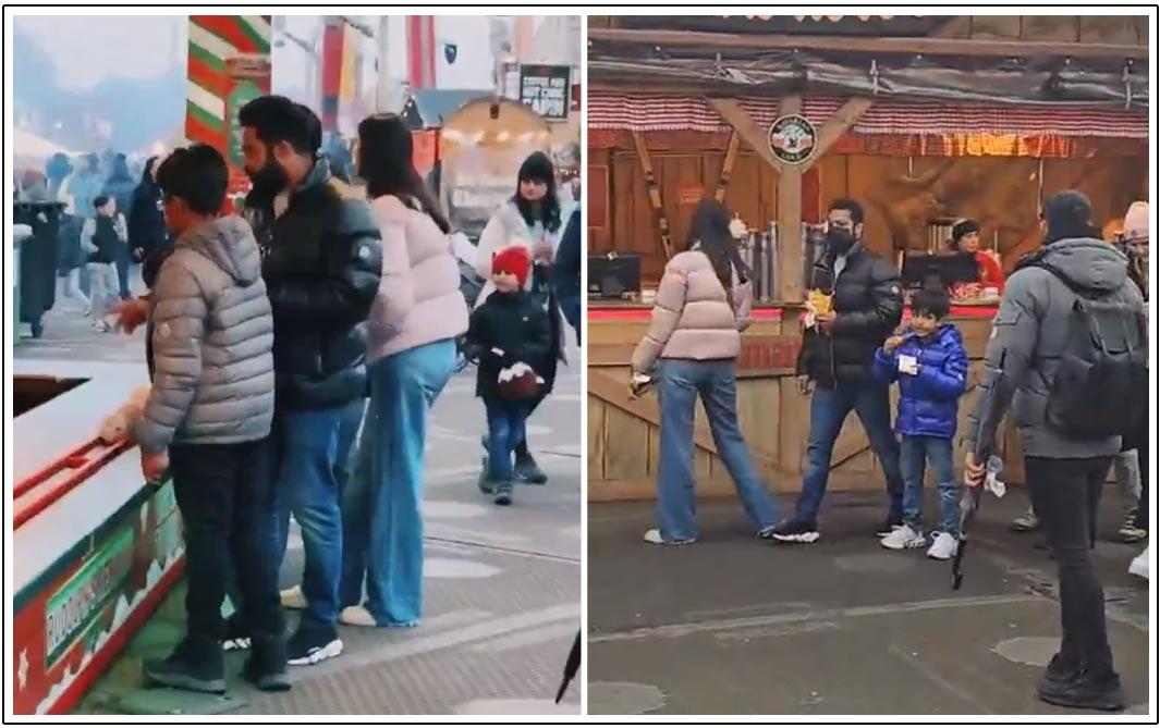 NTR Delights His Children In London