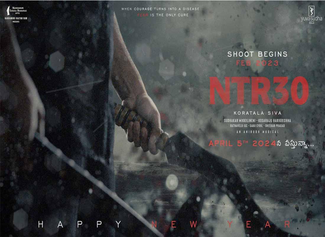 NTR 30: NTR  dual role to Surprise