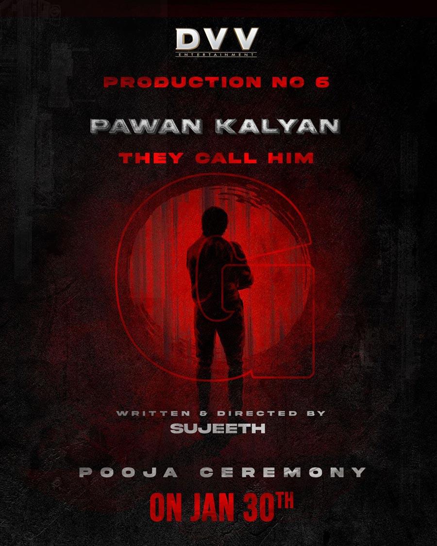 Pawan-Sujeeth Film OG To Launch Tomorrow