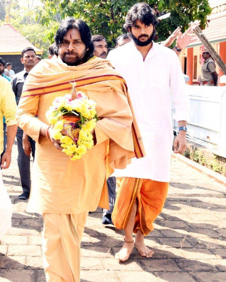 Pawan along with Akira for spiritual yatra