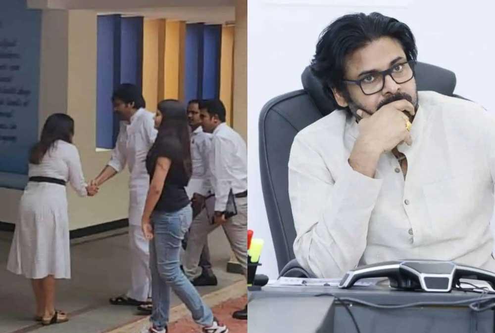 Pawan Kalyan spotted in Patancheru
