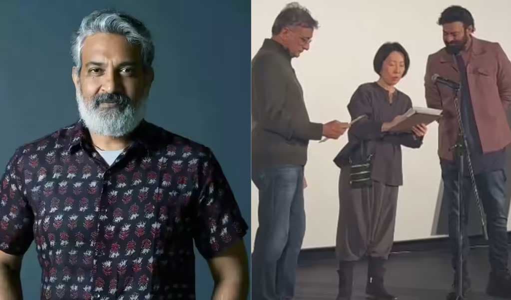 Rajamouli Emotional letter as Prabhas is in Japan