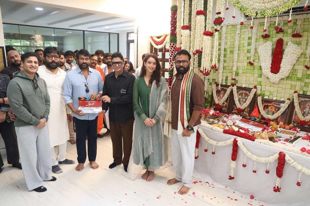 Prabhas Spirit launched silently