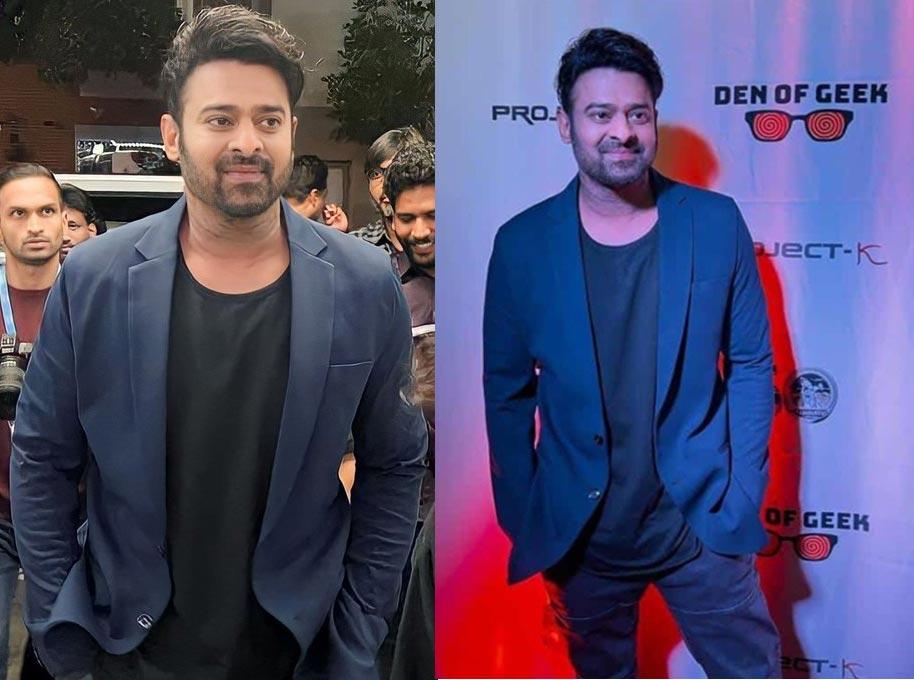 Prabhas Stylish Entry At Comic Con For Project K