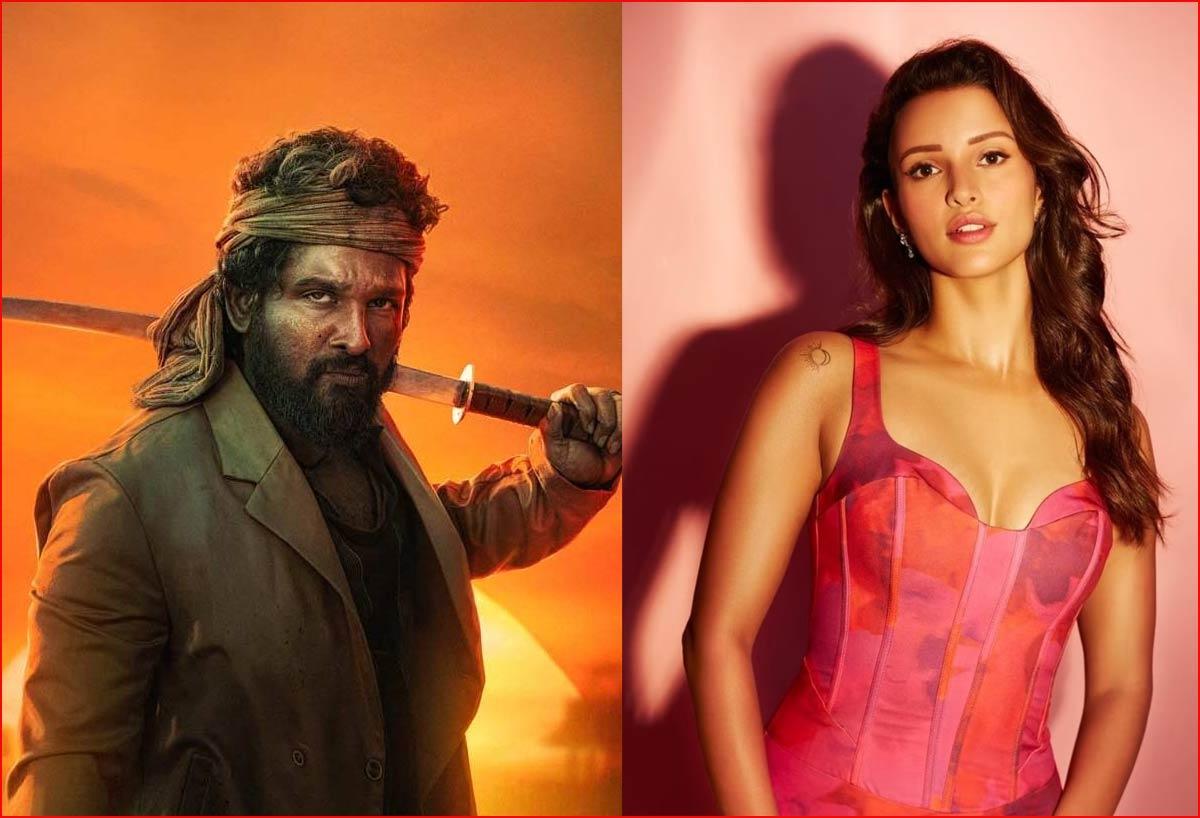 Tripti Dimiri to scorch redhot in Pushpa The Rule