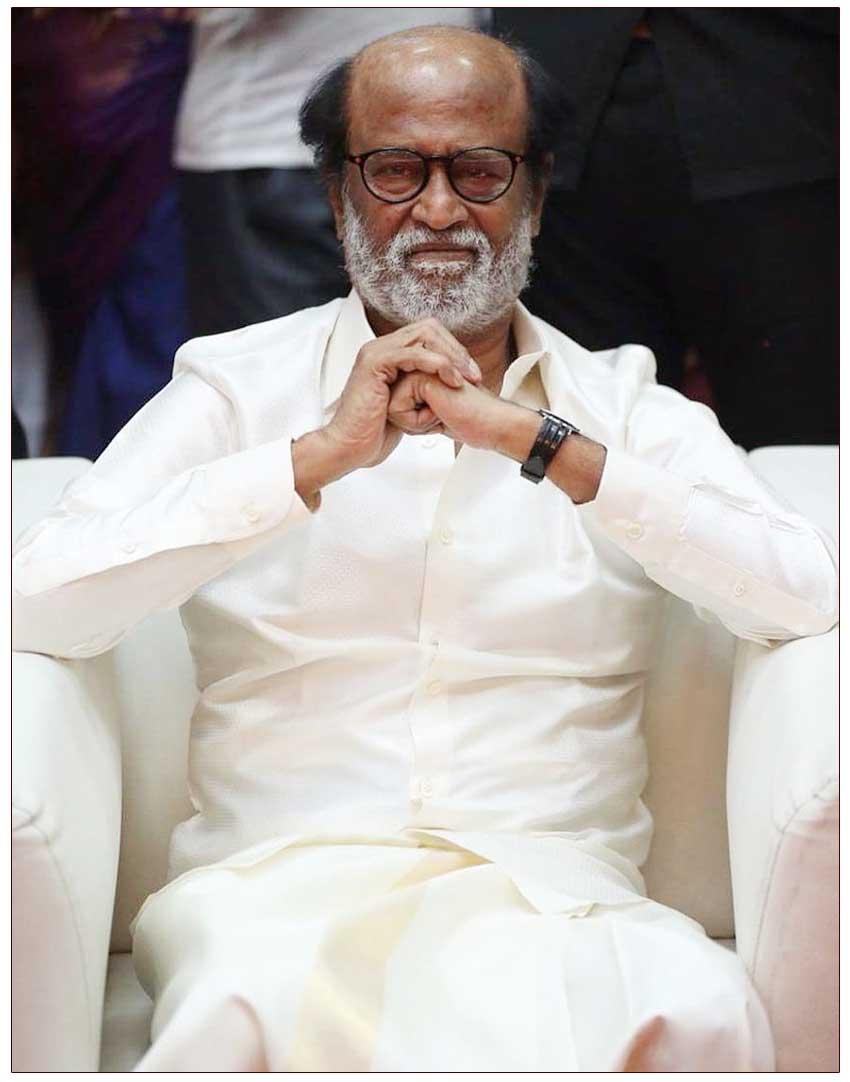 Super Star Rajinikanth on spiritual solace