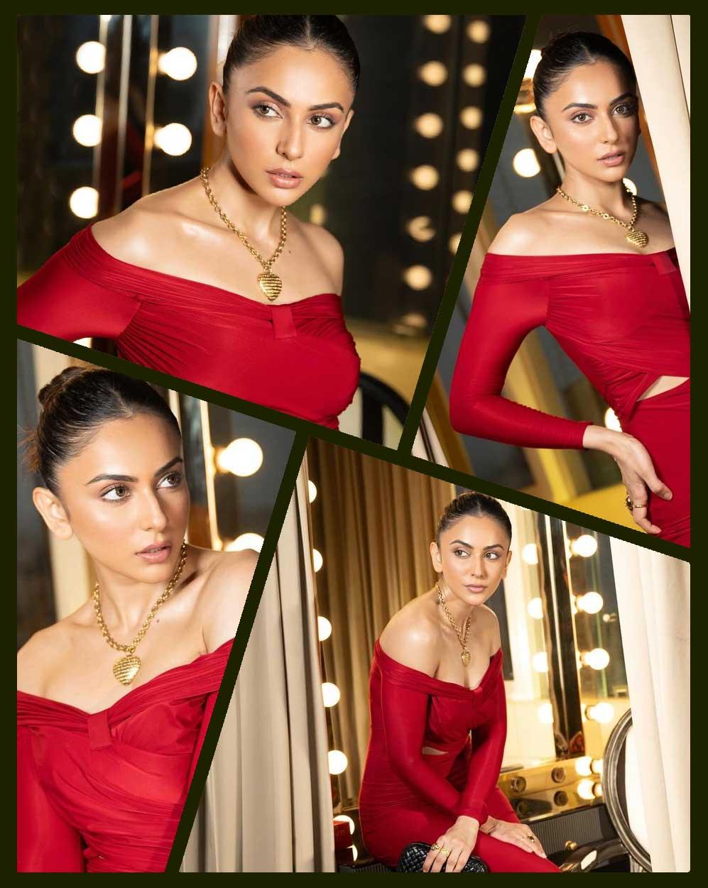 Rakul Preet Singh Radiates in Red