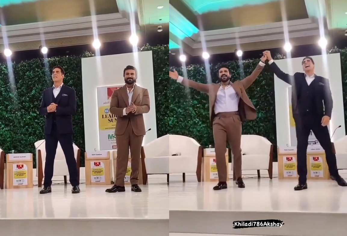 Ram Charan, Akshay Kumar Dances For Iconic Sholay Song
