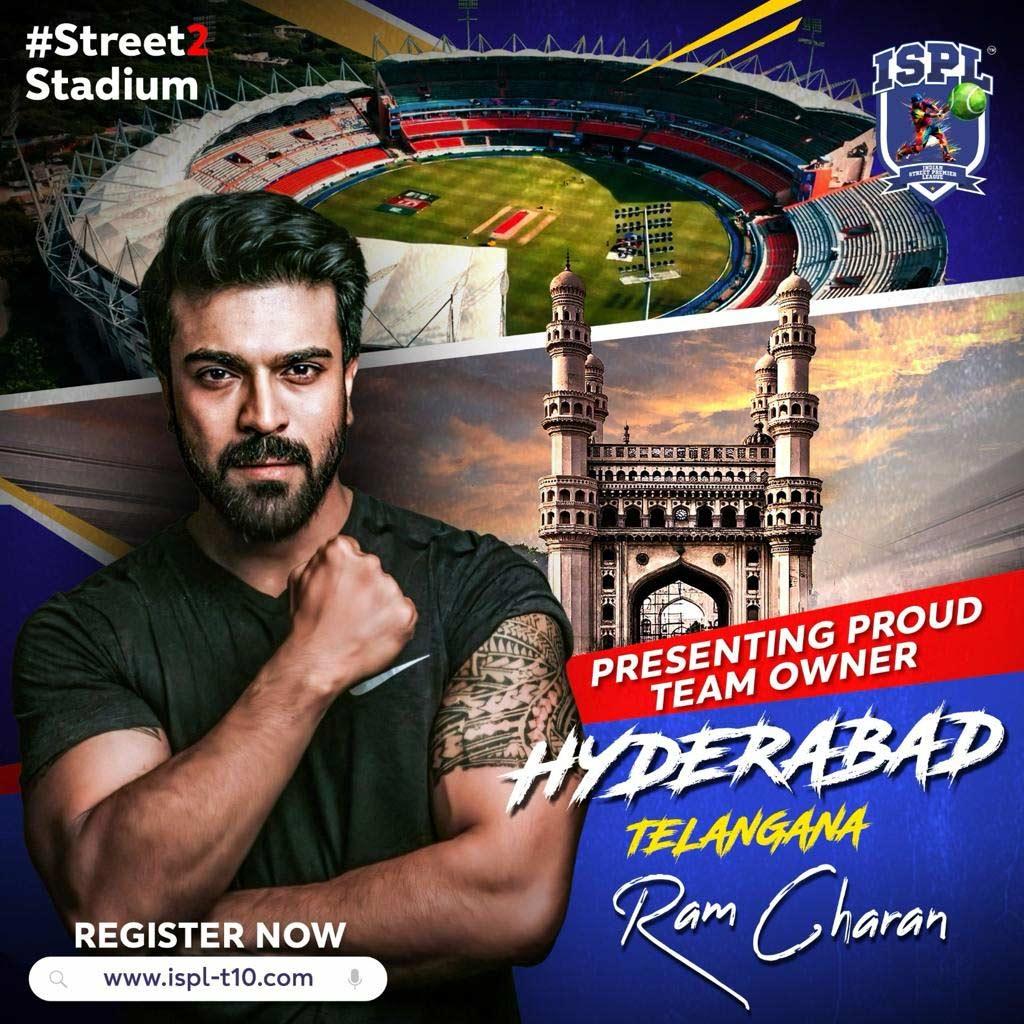 Ram Charan owns the Hyderabad Team in Indian Street League