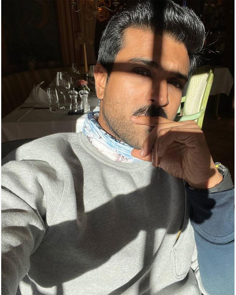 Ram Charan's golden hour selfie casts a magic spell