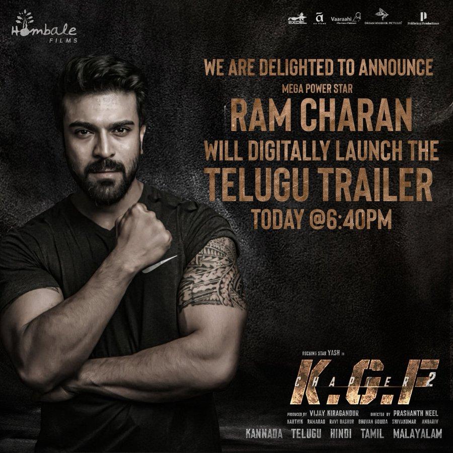 Ram Charan to power KGF2