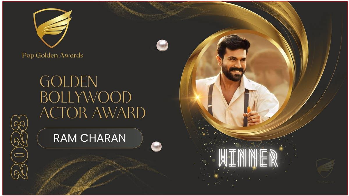 Ram Charan Wins Golden Award 2023