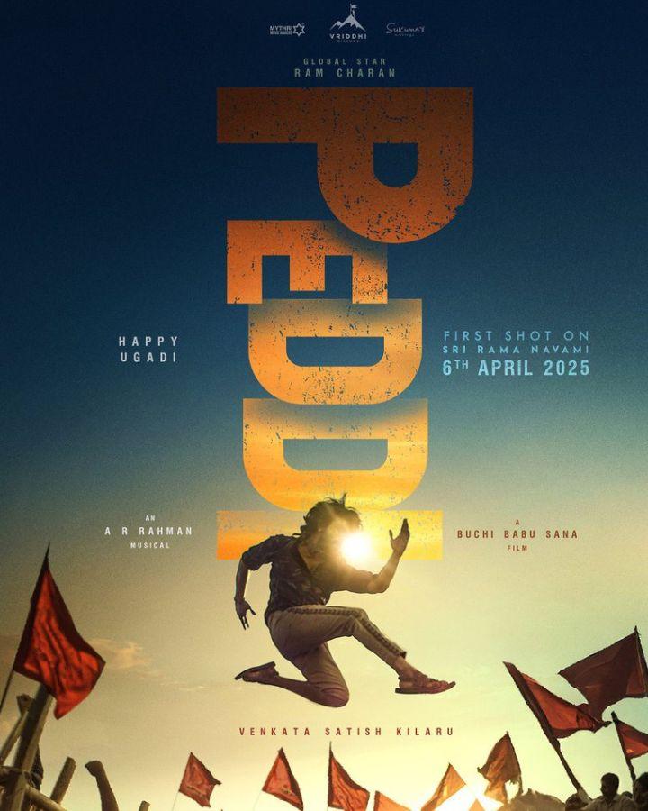 Ram Charan Peddi Glimpse On April 6