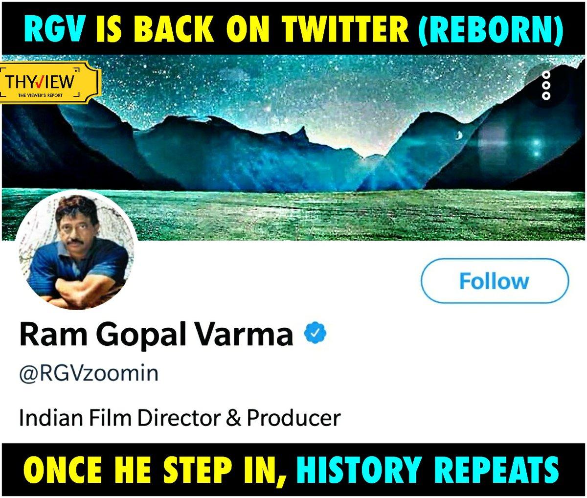 RGV Returns To Twitter And Targets Pawan Kalyan