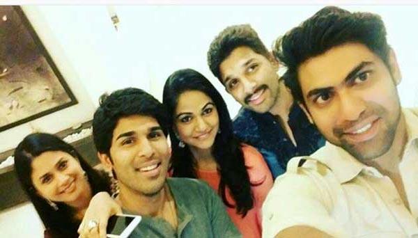 Rana At Allu House For Diwali!