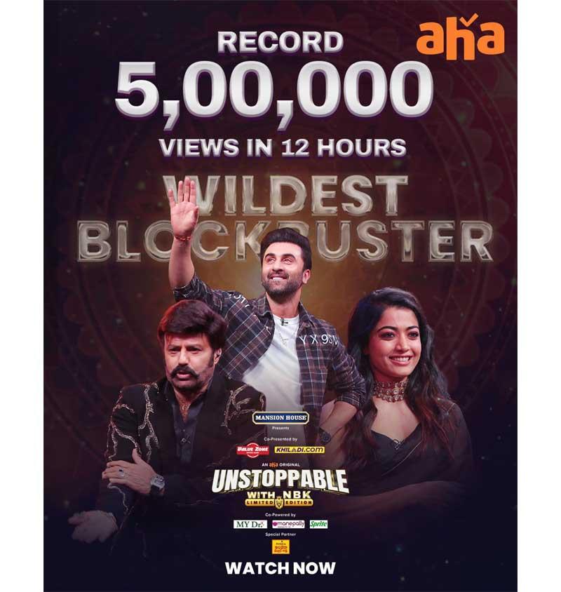 Unstoppable: Ranbir, Rashmika Animal episode gets record views