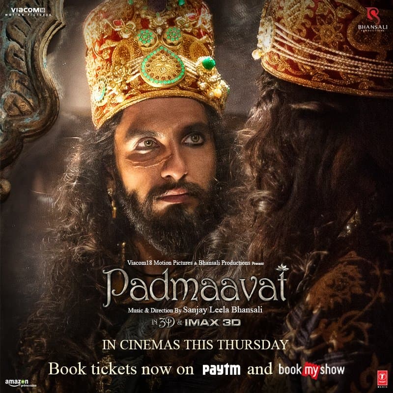 Ranveer Overwhelmed With Padmaavat