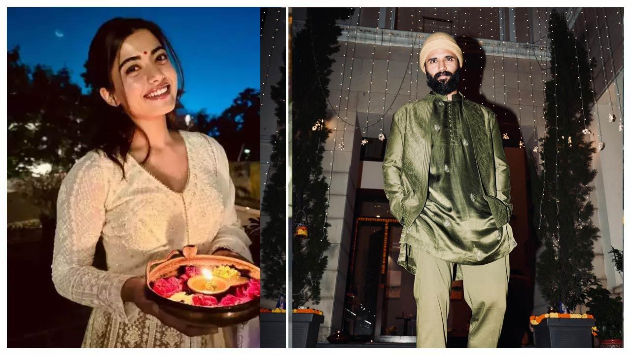 Rashmika and Vijay Deverakonda Diwali Celebration Sparks Romance Rumors