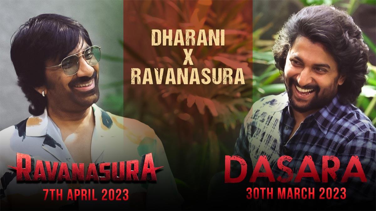 Ravi Teja and Nani playful video before Ravanasura release