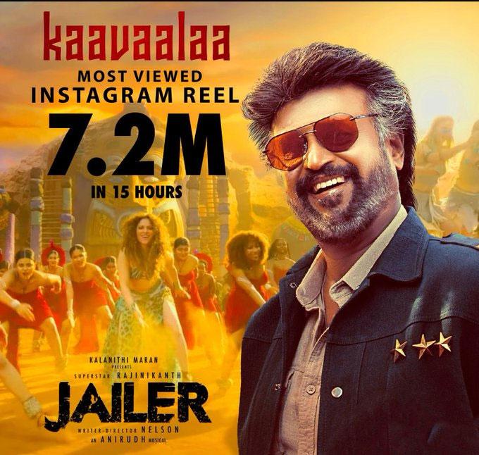 Record Breaking First Single From Rajinikanth Jailer