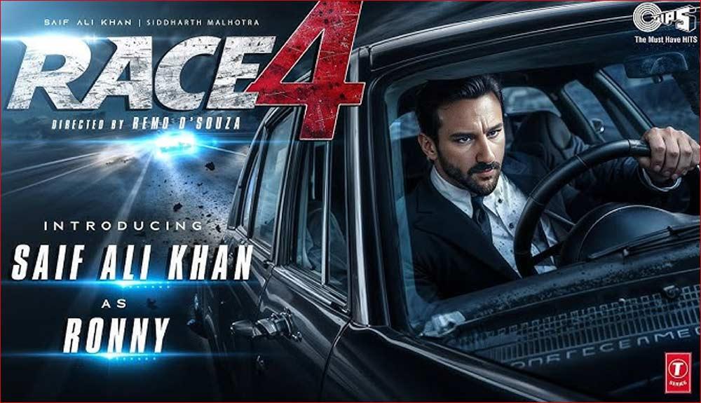 Saif not in Delhi and not racing for Race4