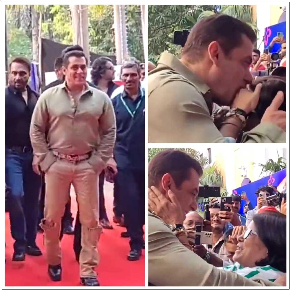 Salman Khan kisses his friend