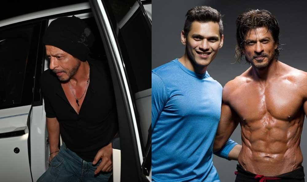 Shah Rukh looks stylish at his trainer wedding