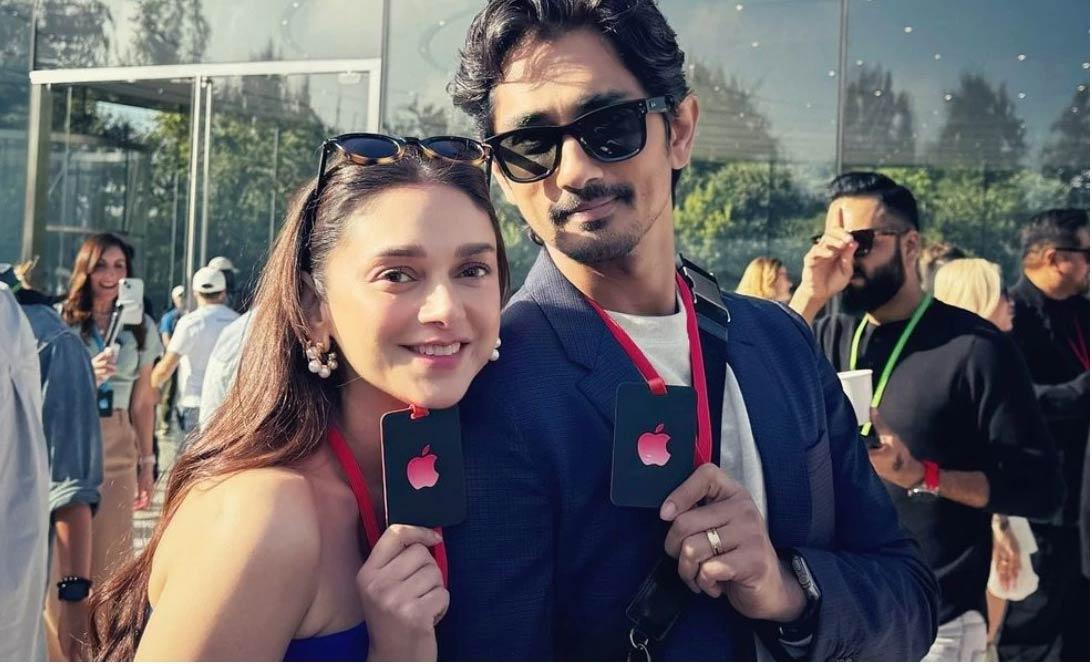 Siddharth-Aditi Rao present at iPhone 16 launch