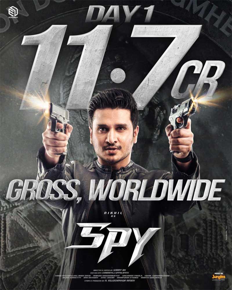 SPY Collects 11.7 Cr+ Gross Worldwide On 1st Day