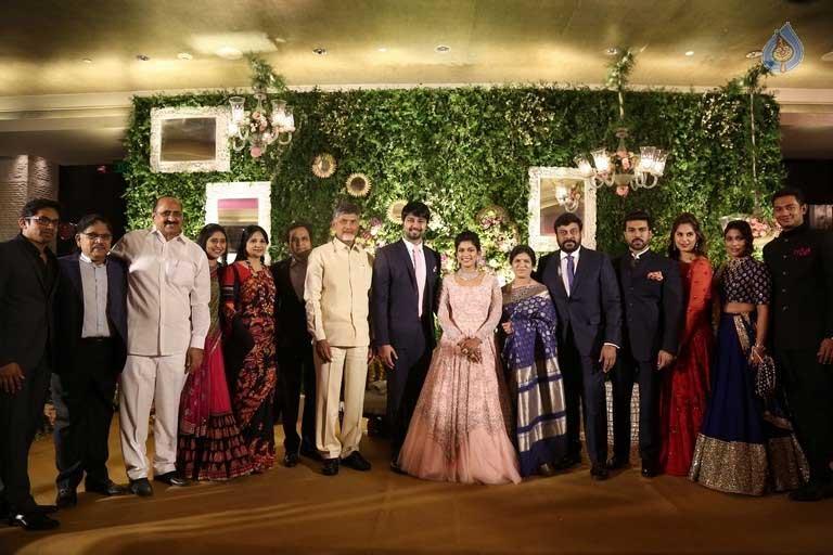Star Studded Reception for Chiraneevi Daughter Srija