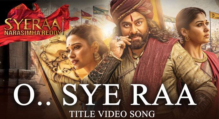Sye Raa Title Song Video: Astonishing