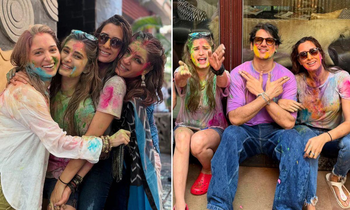 Tamannaah Celebrated Holi with Her ex boyfriend