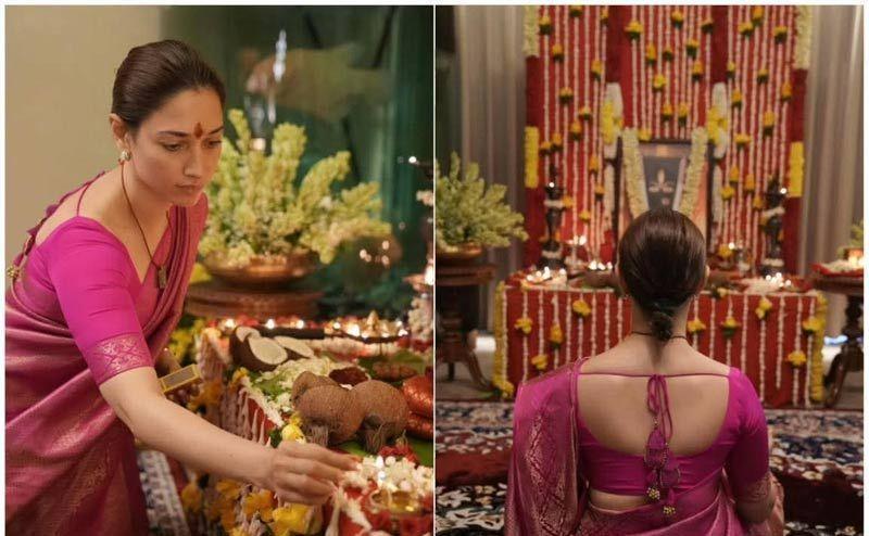 Tamannaah hosts Linga Bhairavi Devi Punya Puja
