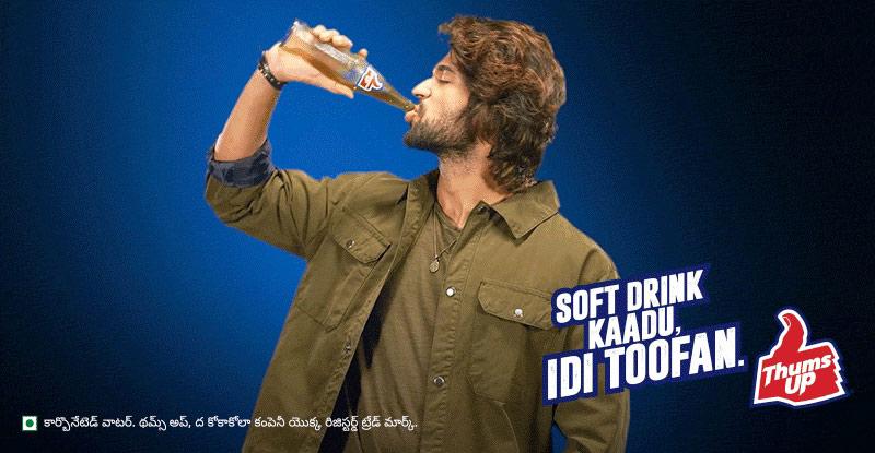 Vijay Devarakonda's 'Toofan' with Thums Up