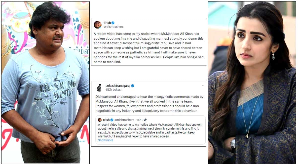 Mansoor Ali Khan faces heat for inappropriate comments on Trisha