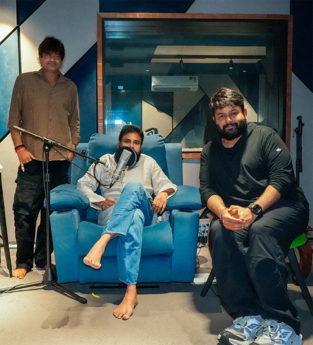 Pawan busy  with dubbing for Ustaad Bhagat Singh
