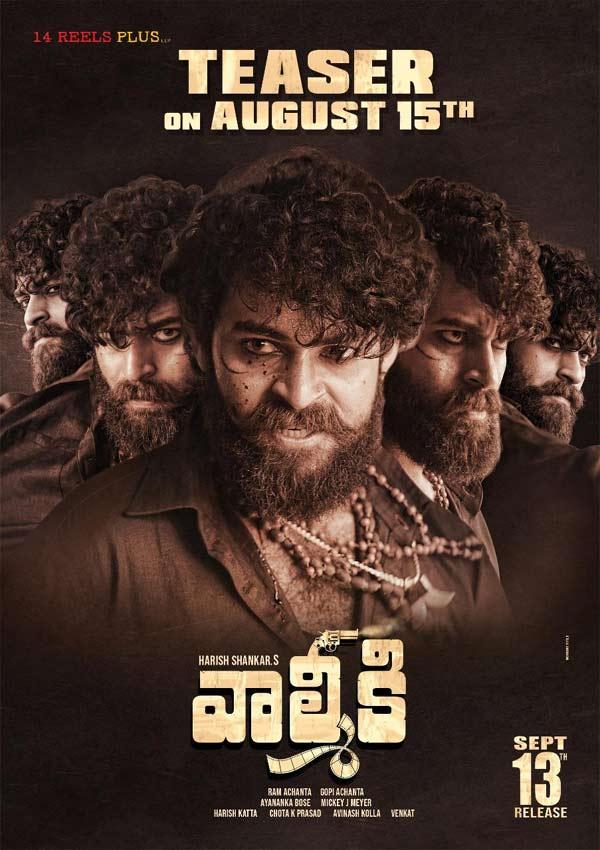 Valmiki Teasing Poster: Varun Various Moods
