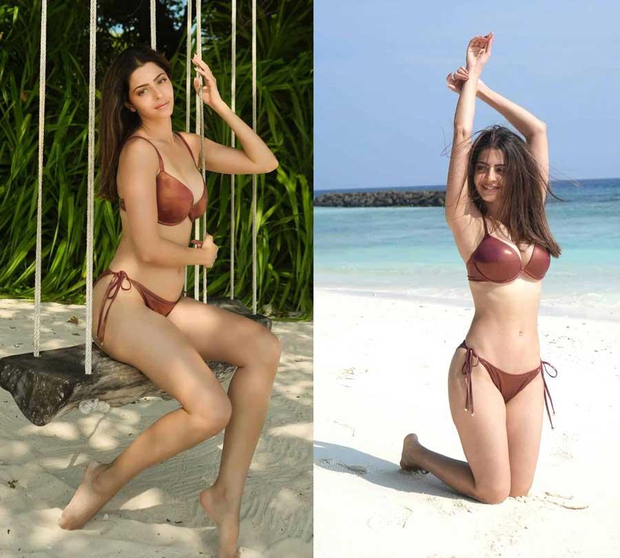 Vedhika Stunning Beach Photoshoot