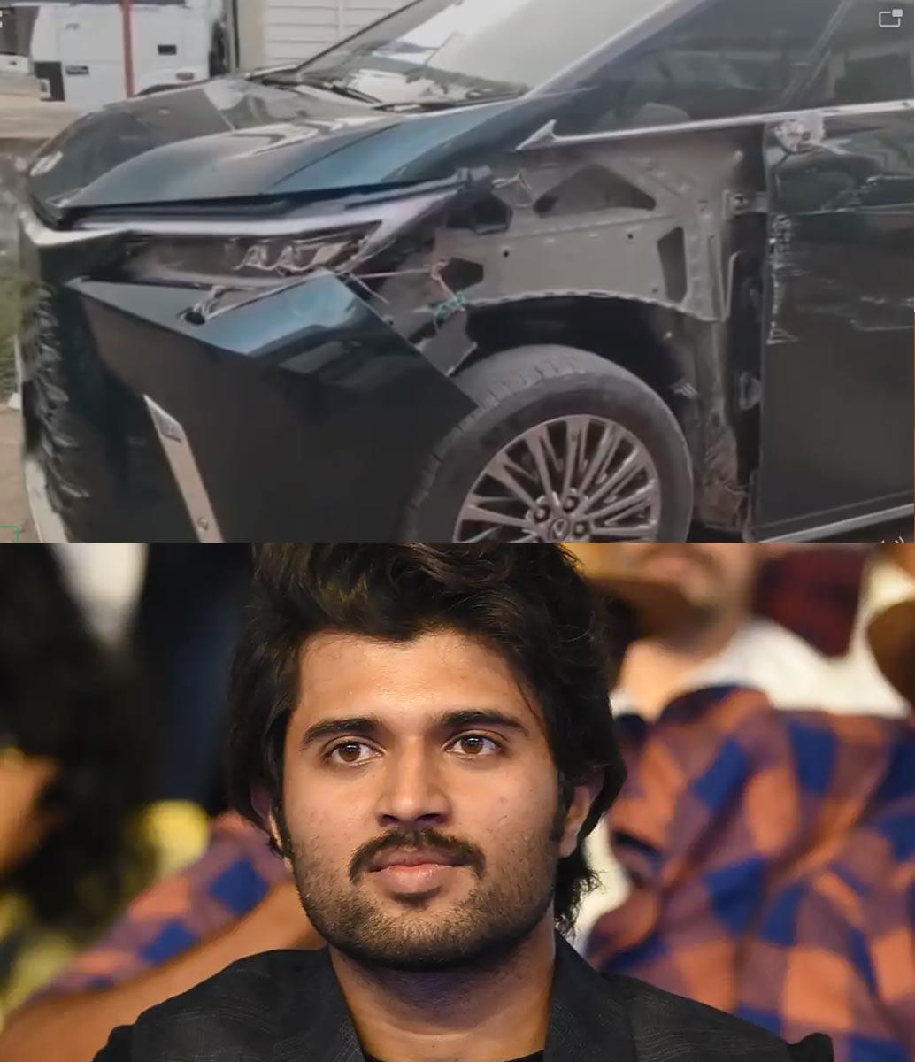 Shock: Vijay Devarakonda car met with an accident