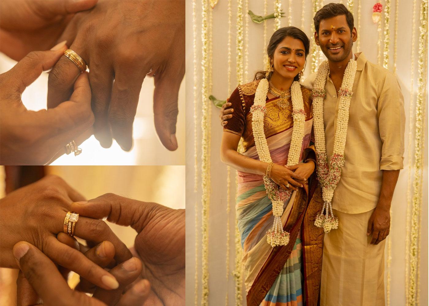 Actor Vishal Gets Engaged On His Birthday