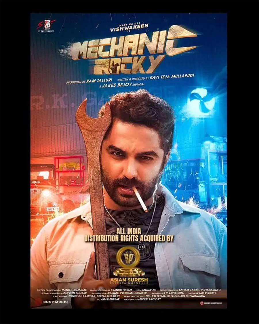 Vishwak Sen comes with powerful take on Mechanic Rocky rights