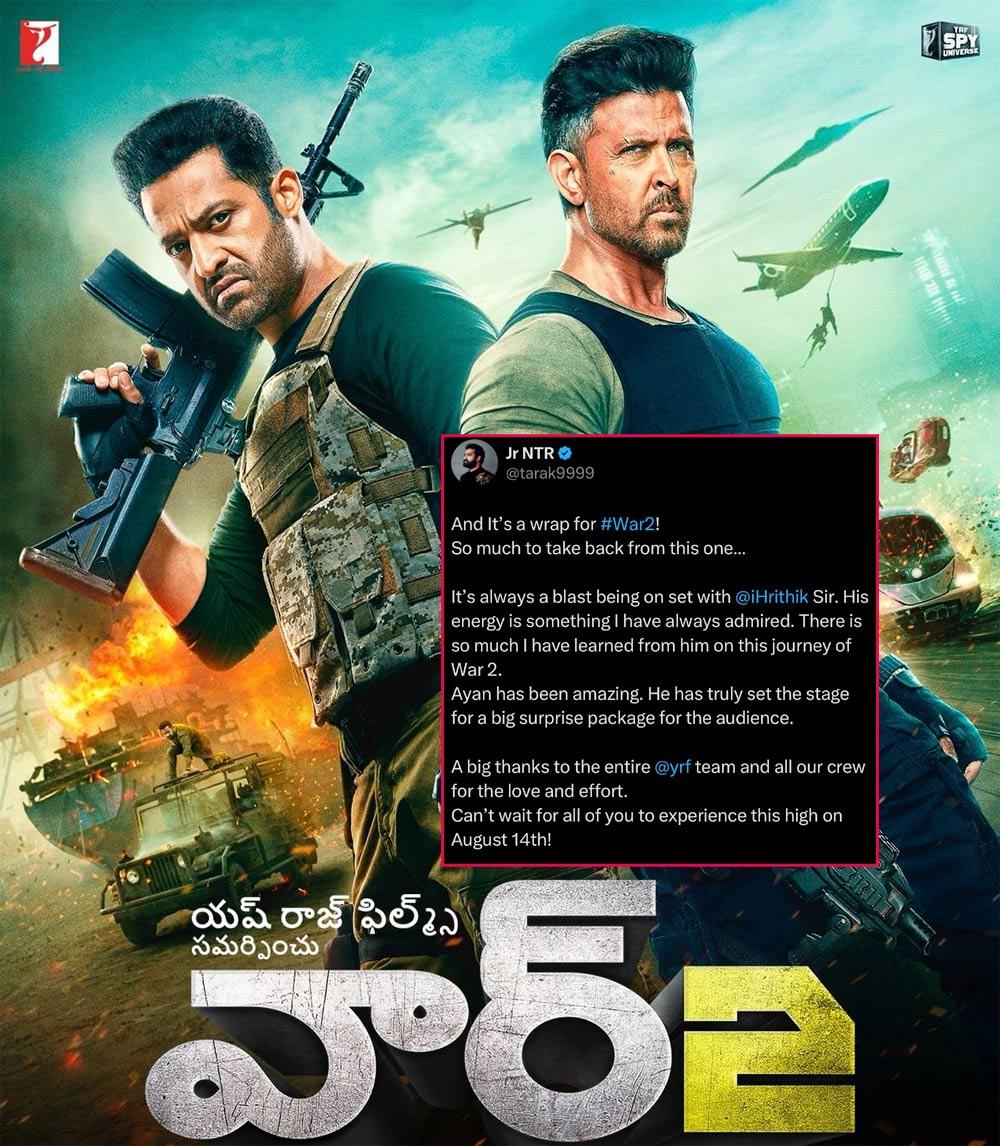 War 2 Shoot Concluded with a High-Energy Dance Number