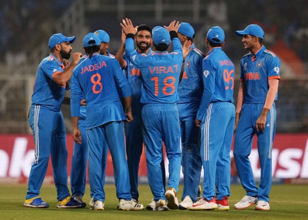 India strike out South Africa in WC 2023