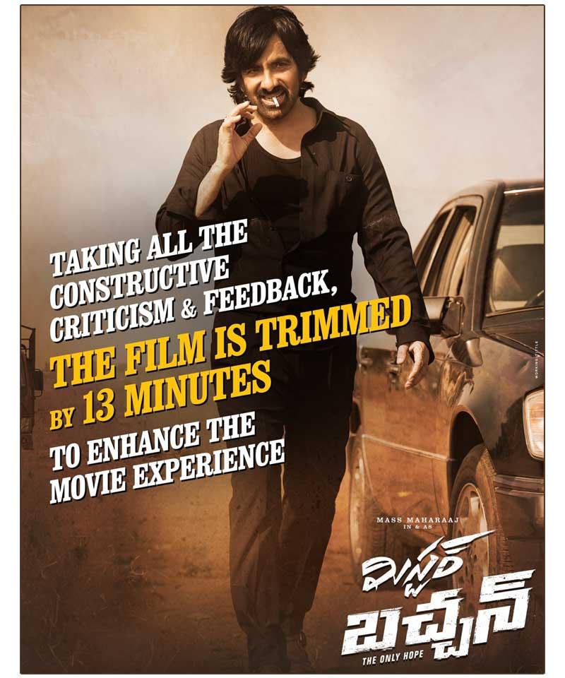 Mr. Bachchan slashes after constructive criticism