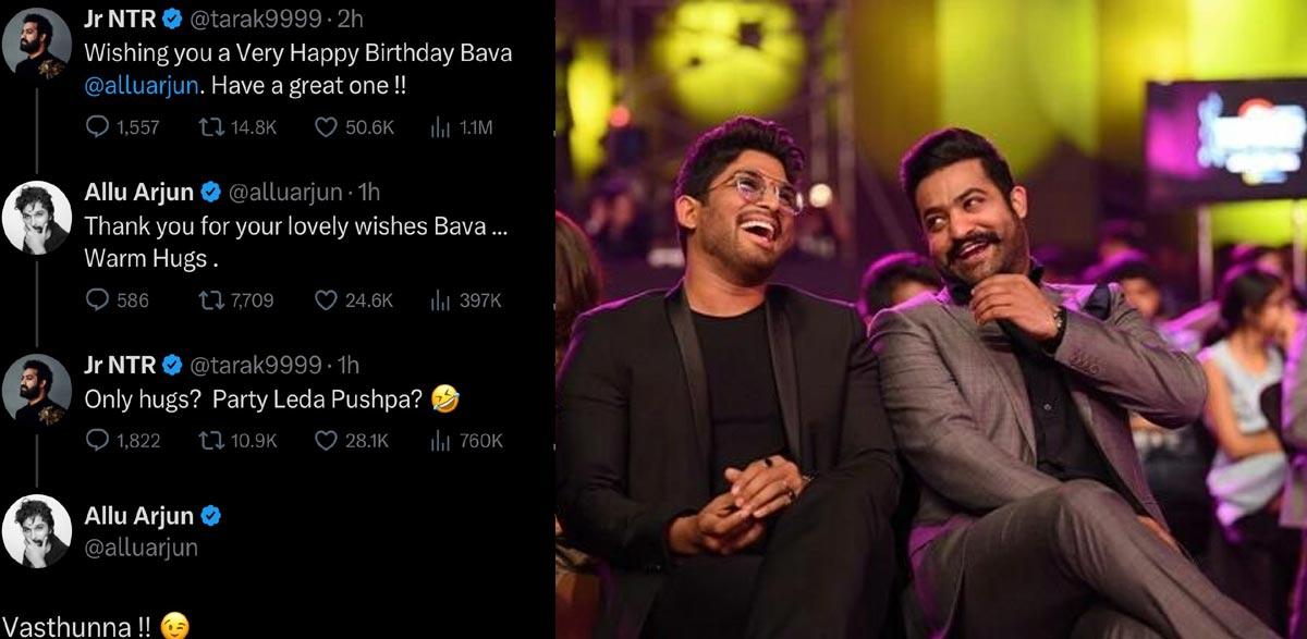 NTR funny take on Pushpa