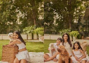 Allu Arjun Cute Kids and Pets