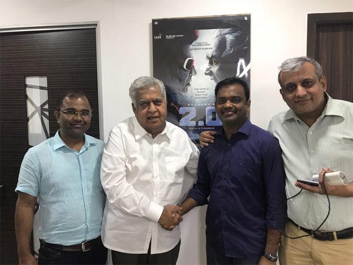 2.0 Telugu Rights sold for a Bomb