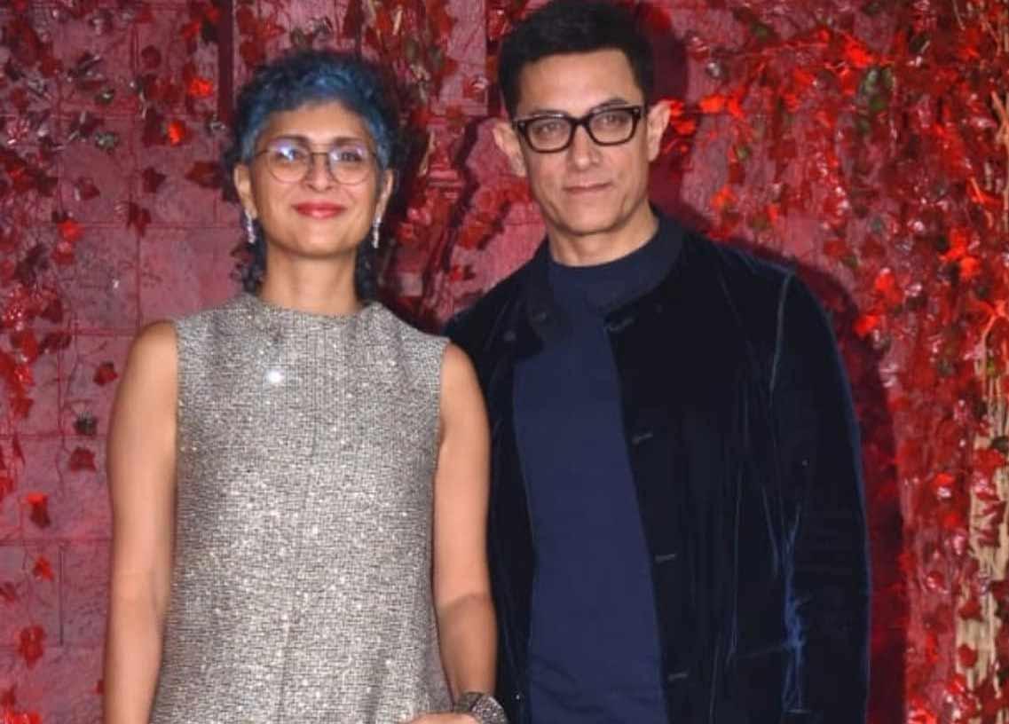 Aamir Khan, Kiran Rao attend Karan Johar bash together