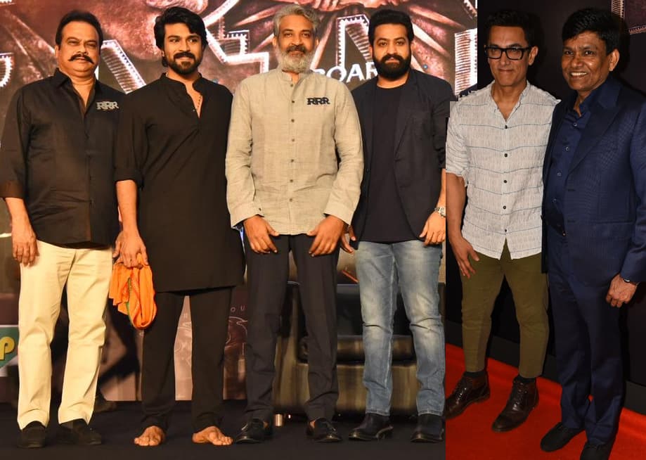 Aamir Khan parties with Rajamouli at RRR success bash
